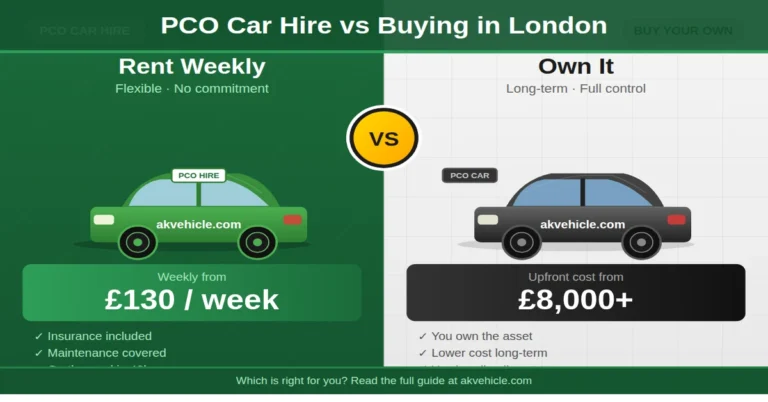 comparison between pco car hire vs buying in london