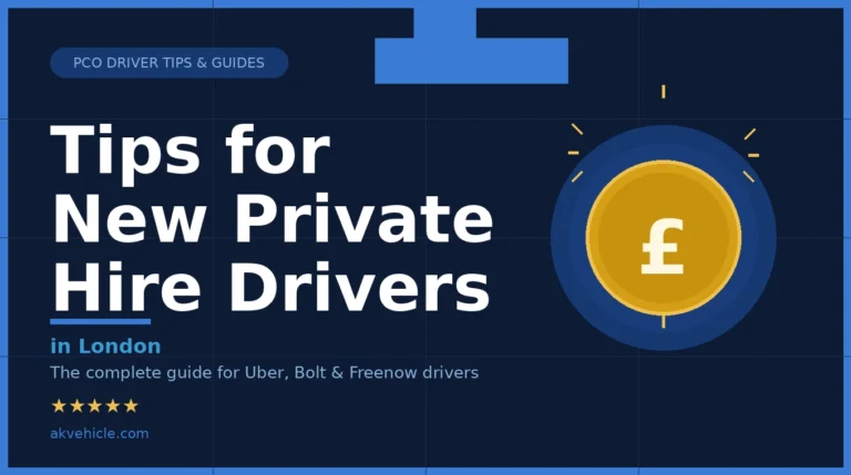 10 Tips for new private hire drivers in london to increase income
